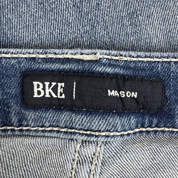 Buckle BKE Jeans Mens 32x32 Blue Mason Taper Stretch Low Rise Medium Wash Denim - Picture 4 of 12